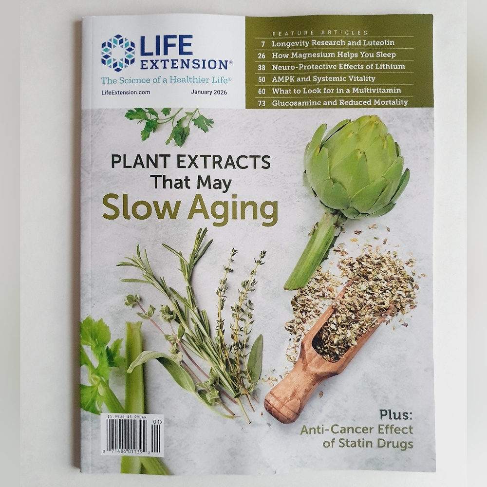 Life Extension Magazine January, 2026 - Plant Extracts That May Slow Aging